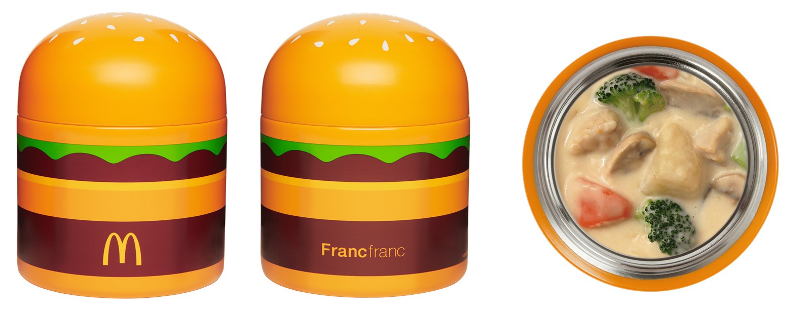 マック福袋2026の目玉 ビッグマックスープジャー Francfrancコラボ 公式画像
